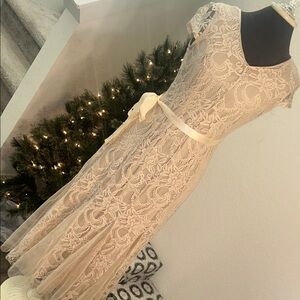 Candalite Petite Lace Dress